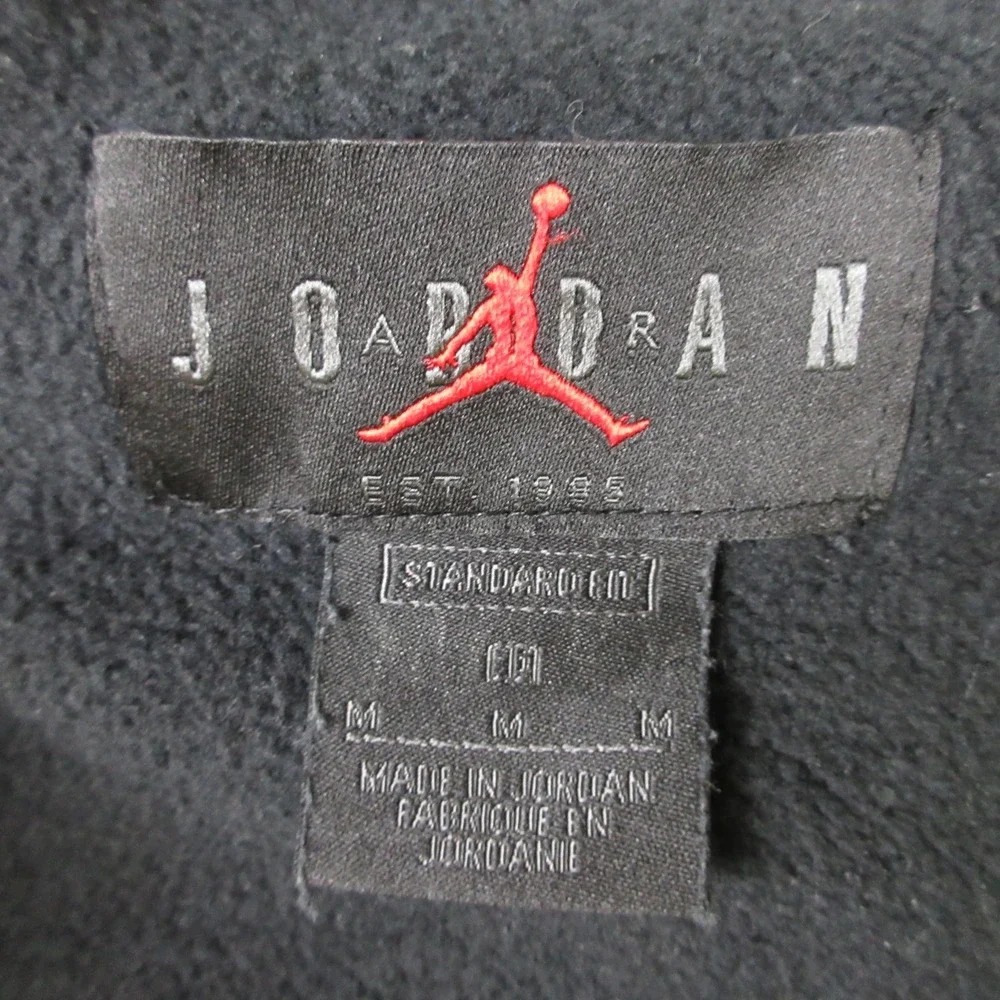Jordan Sweater Mens Medium Black Sport DNA Racing Pullover Hoodie Sweatshirt